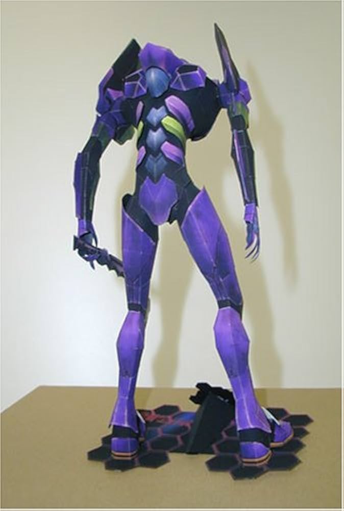 エヴァンゲリオン　初号機　ペーパーフィギュア Amazon.fr - ペーパーフィギュア「エヴァンゲリオン初号機