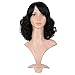 Produktbild MapofBeauty 14 Zoll/35cm charmante lockige schwarz Haar Kunststoff Perücke