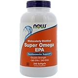 Now Foods, (2 Pack) Super Omega EPA, Molecularly Distilled, 240 Softgels