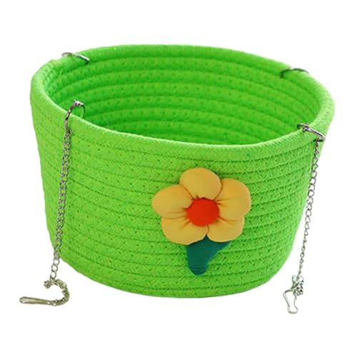 MYCENSE Small Animal Hammock Hanging Bed All Seasons Versatile Rat Sleeping Nest Cage Accessory for Balcony Backyard Outdoor Indoor, Green