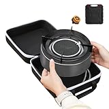 Quemador De Cocina De Camping - Compacto Y Resistente Al,Estufa Cartucho Portátil - Para Senderismo Viaje Hombres Mujeres