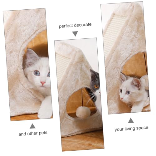 Abri extérieur isolé pour chat YARNOW avec nid triangulaire - 5