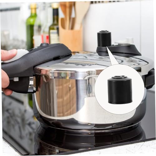 Amosfun 2 piezas válvulas de escape para olla a presión, suministros de cocina para presión en el hogar, tapones limitadores de vapor para liberación práctica y fácil de instalar, partes de repuesto para olla eléctrica miniatura 5