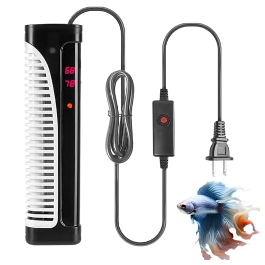 HITOP 500W Digital Aquarium Heater, Submersible Large Fish Tank Heater with Temperature Display and External Controller for Fish Tank up to 150Gallon