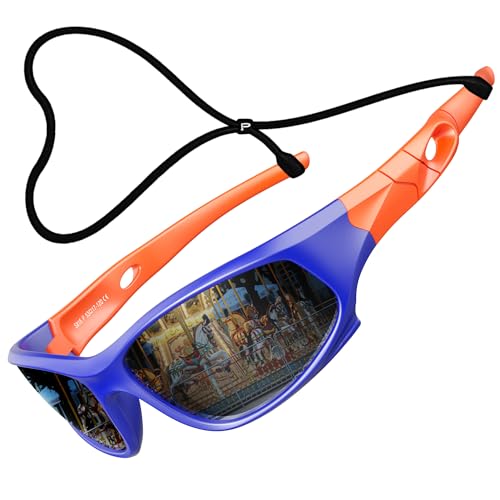 ATTCL Kids TR90 Polarized Sunglasses Style For Boys Girls Childrens Age 3-10 UV400 CAT 3 CE