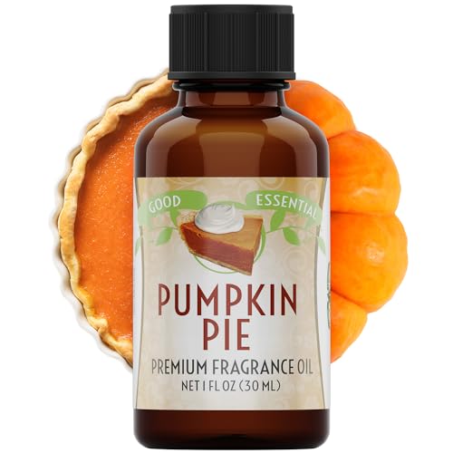 Image of Good Essential Professional Pumpkin Pie Fragrance Oil (1 fl oz / 30ml) for Halloween Candles, Diffusers, Soaps, Lotions, Perfume, Home Scents