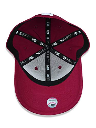 BONE 39THIRTY MLB NEW YORK YANKEES ABA CURVA STRETCH FIT VERMELHO ESCURO New Era