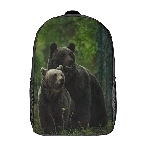 Cartable ours unisexe 17 pouces pour enfants et adultes avec impression 3D