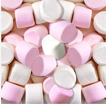 Marshmallows Chamallows Sweets - Pink & White 140g (Pack Of 12) Taste The Sweetness In Every Bite For All Occasions