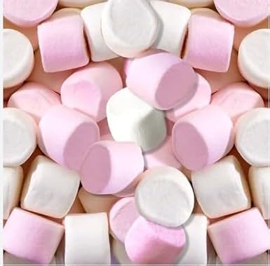 Marshmallows Chamallows Sweets - Pink & White 140g (Pack Of 12) Taste The Sweetness In Every Bite For All Occasions