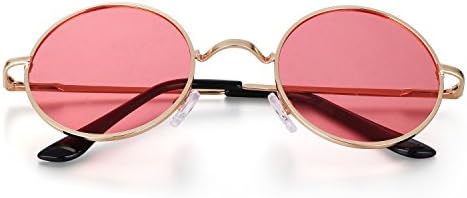 Menton Ezil Unique Blue Mirrored Color Lenes John Sunglasses Polarized for Men Women Glass Driving Outdoor UV400