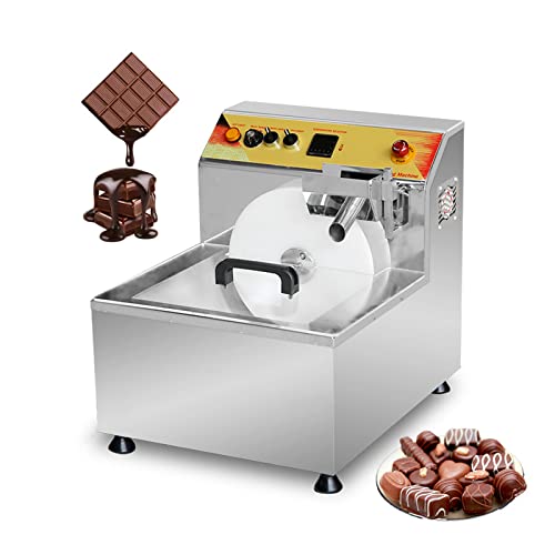 Commercial chocolate melting pot, Tabletop Chocolate Tempering Machine,8kg/batch Table Chocolate Melting Tempering Machine, Chocolate melter,Chocolate Warmer110V 1200W 12.4L