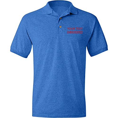 Personalized Polo Shirts for Men. Custom Golf Polo T Shirt with Any Your Name Team Club Logo Text4