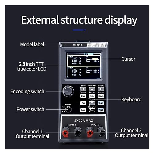 Testeur de capacité programmable HY8211 avec charge électronique CC 400W - 5