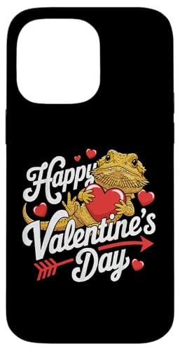 Bearded Dragon Valentine's Day Lover Saint Valentine �X�}�z�P�[�X iPhone 14 Pro Max �p