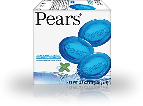 Pears Soap with Mint Extract, 3.5 oz bars, 3 ea (2 Pack)