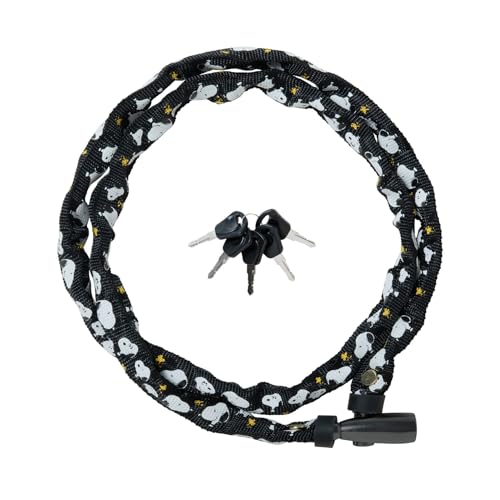 [PIG] PEANUTS fUC CHAIN LOCK KEY TYPEi`F[bN L[^Cvj4x1200mm ubN