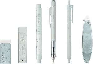 Amazon.com : Tombow MONO Stationery Set Sheer Stone Pattern Mist Green ...