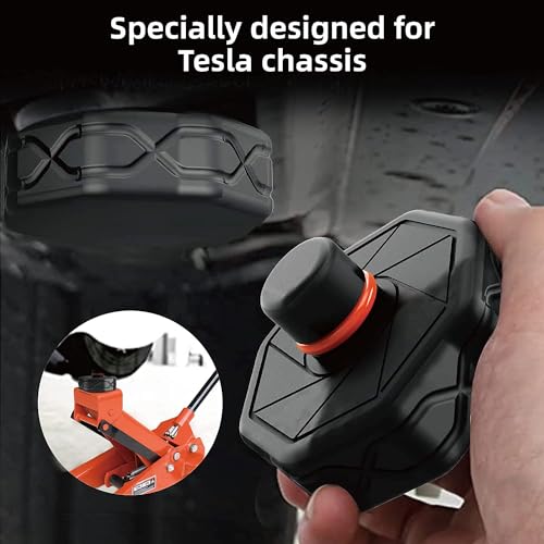 Image of Big RED ATSLS001R-1 Lifting Jack Pads (4) for Tesla Models 3 /S /X /Y: Enhanced Durability and Non-Slip Grip, Safely Lift /Secure Your Tesla, Protects Battery, Chassis, Paint