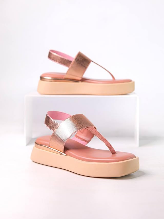 Image of MONROW Wedges for Women & Girls | Fancy & Stylish Wedges | Extra Cushioning & Comfortable, Fashionable, Light Weight, Fashion Wedges for Girls