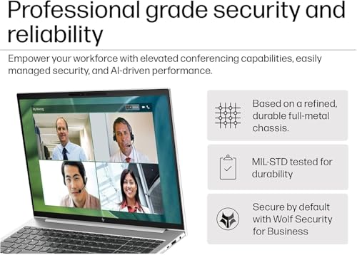 Image of HP EliteBook 860 G11 Business Laptop 16.0 inch IPS Display | Intel Ultra 5-135U, 32GB DDR5, 512GB PCIe SSD, Dual Thunderbolt 4, Fingerprint, Backlit KB, WiFi 6E, Webcam, Win 11 Pro