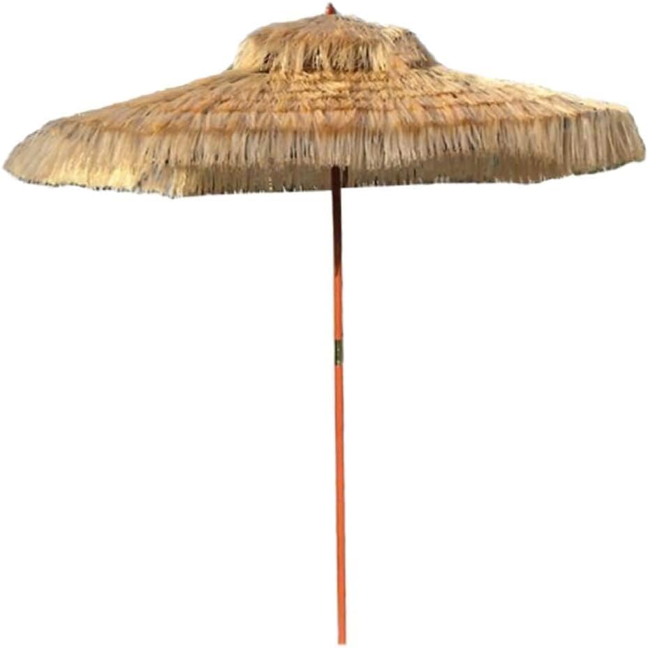 LSLYTQ Patio Umbrella Outdoor 1.8m ched Tiki Umbrellas, Straw-like Outdoor Umbrellas For Garden/balcony/terrace/courtyard, Sun Protection, UV Protection good