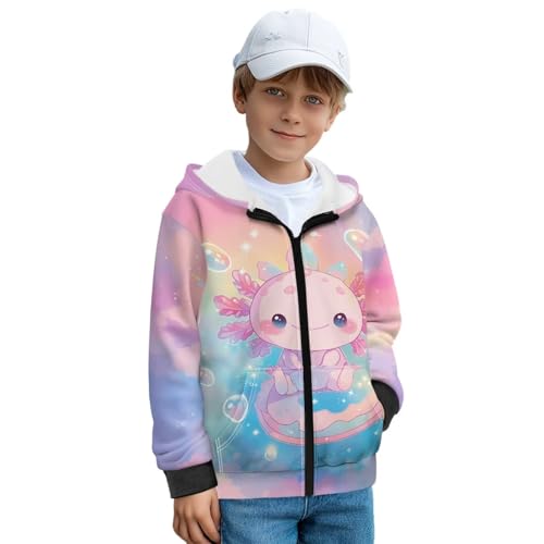 Girls Oversized Hoodie Full Zip Lined Fashion Long Sleeve Sweatshirt Casual Pullover Tops Cute Jackets with Pockets2