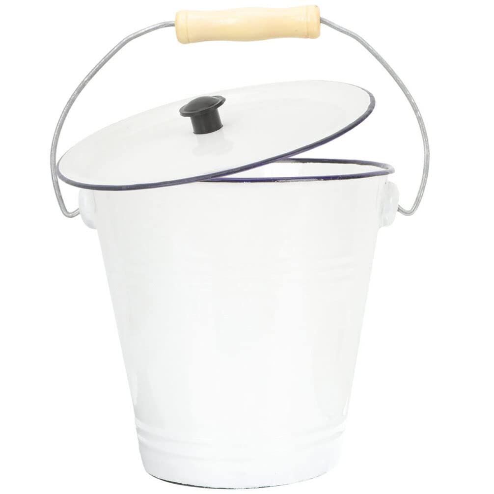 HOLIDYOYO Storage Pails Lids Heavy Duty Milk Bucket for Water Paint Trash Pet Garden Portable Multi-purpose