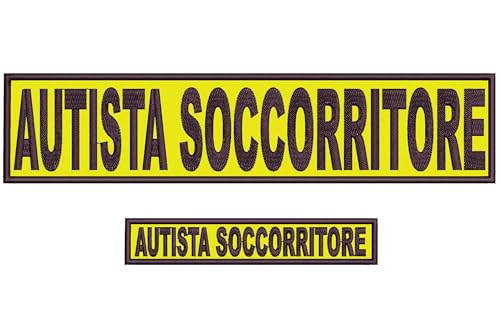 Fondo giallo fluo e scritta nera applicazione a strappo