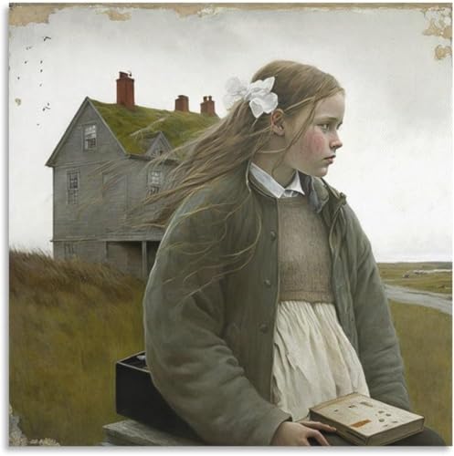 Affiche Andrew Wyeth Canvas pour personnaliser votre bureau avec une peinture rétro 30x30cm