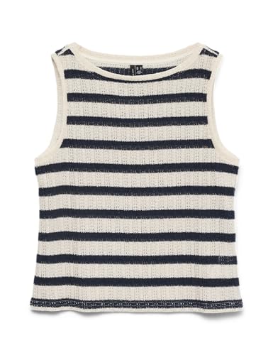 Top JRS Vero Moda sans manches col rond écru taille XS pour femme active