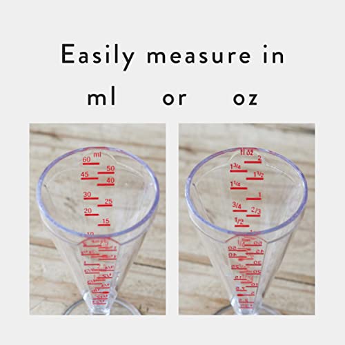 Easy Jigger® Spirit Measure by Difford’s Guide and Bonzer, Transparent/Green, 60 milliliters - Image 2