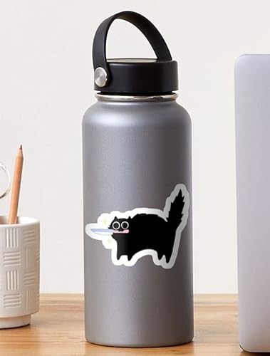 Ussz Danger Kitty Vinyl Sticker For Car | Laptop | Van | Trucks | Motorcycle | Bumper | Window Any Smooth Surface Size: 3" #TOP1