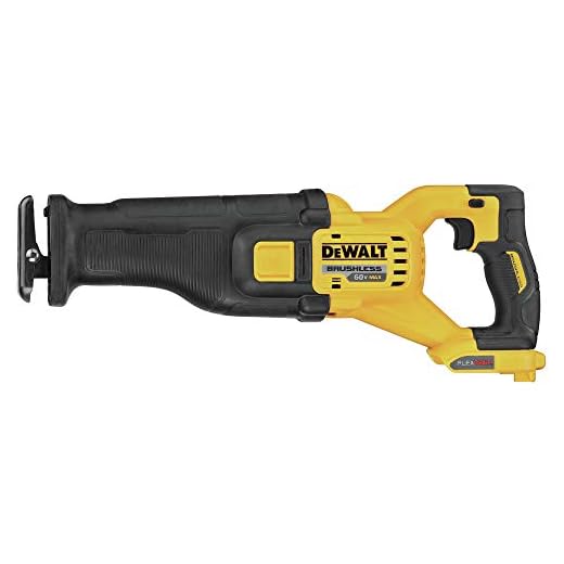 DEWALT FLEXVOLT 60V MAX* Reciprocating Saw, Cordless, Tool Only (DCS389B)