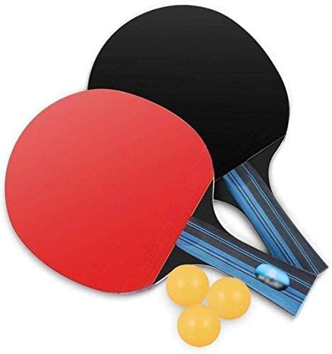 Generic Table Tennis Set with Two Rackets, Three Balls, and One Retractable Net for 72 inch Table, Multicolored-image-22