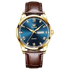 06 Blue Dial/Brown Strap