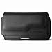 Kuteck® XXL SIZE Premium Apple IPHONE 6 PLUS 5.5 Inch 2014 Leather Belt Clip Pouch Case Cover Holster (Fits with OTTER BOX Defender / LIFEPROOF / Mophie Juice Pack Air/Plus Case On) . Includes A Black Stylus Pen