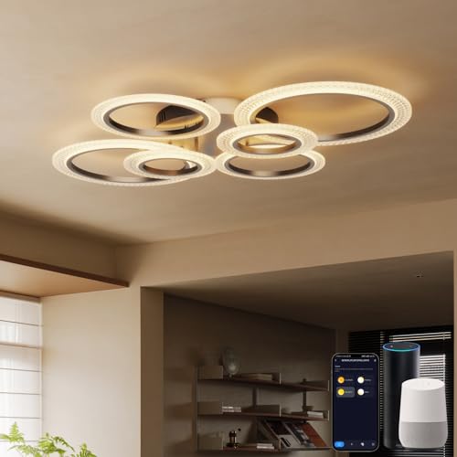 Lanmorn Lámpara de Techo LED Inteligente