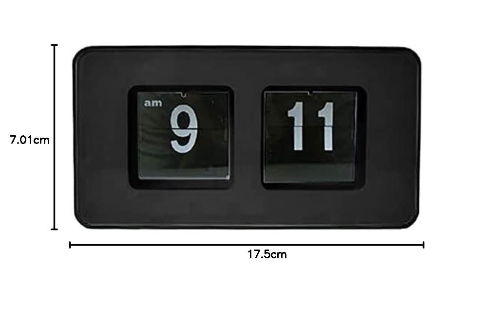 TourKing Flip Clock - Retro Digital Desk Clock -5