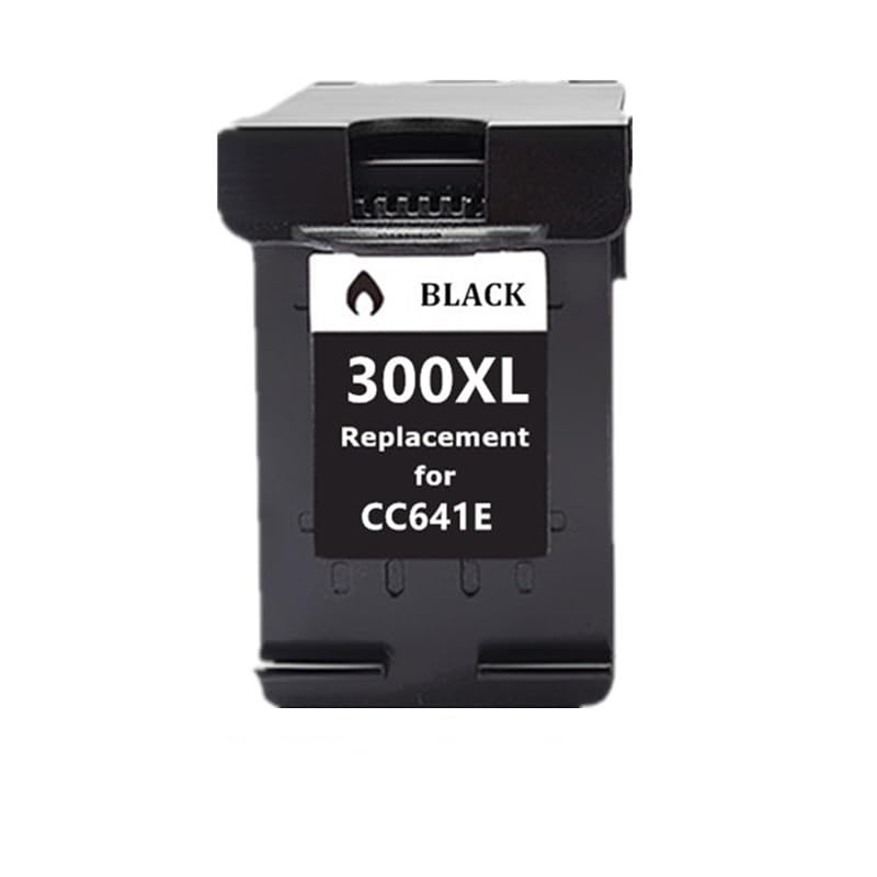 Cartuchos de Tinta de Repuesto 300XL for HP300 XL For D esjet F4280 F4580 D2560 D2660 D5560 E nvy 100 110 120 Photosmart C4680(1Pcs Black)