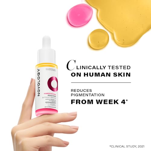 Image of Novology Bi-Phasic Serum for Hyperpigmentation, Dark Spots, Acne Marks and Uneven Skin Tone with Niacinamide and Pro Retinol| Dry-Combination Skin | 10 ML