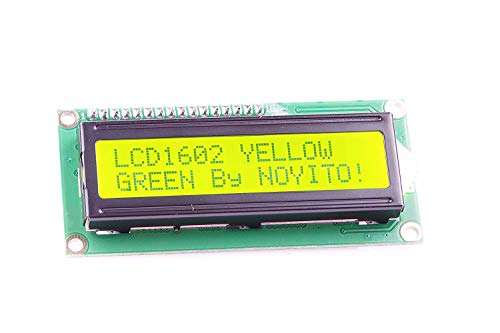 Noyito 1602 16X2 Lcd Module Shield Yellow-Green Backlight With Iic I2C Driver Serial Interface For Uno R3 Mega2560 (Pack Of 2) (1602 Iic Screen Yellow-Green) #TOP5
