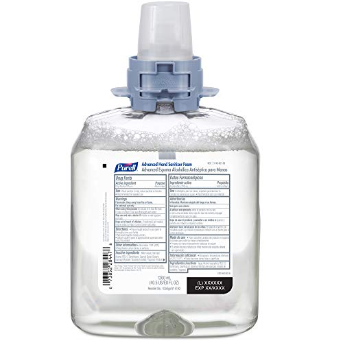 Image of Purell CS4 Hand Sanitizer Kit, Manual Dispenser +1200mL Foam Refill 5192-1W