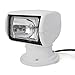 DNYSYSJ Boat Spotlights, 360° 100W Remote Control Spotlight Rotate Halogen Spotlight Searchlight for Boat Truck Car Marine Searchlight 12V Lighting Tools