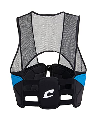 Champro Air Tech 3 Rib Vest (Black, Youth/Small), Black Body, Youth Small #TOP2
