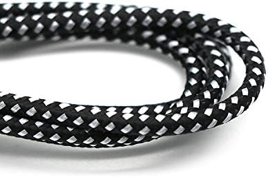 Maclean MCE483 Kabel USB do szybkiego ładowania, USB na micro USB, 5 V / 2,4 A, High Speed, kabel przyłączeniowy z nylonowym oplotem, do transmisji danych (USB na micro USB C, 2 m)