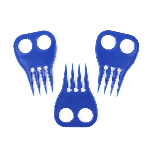 Welcomeget 3PCS Plastic Pulling Combs Horse Mane Tail Mini Pocket Combs