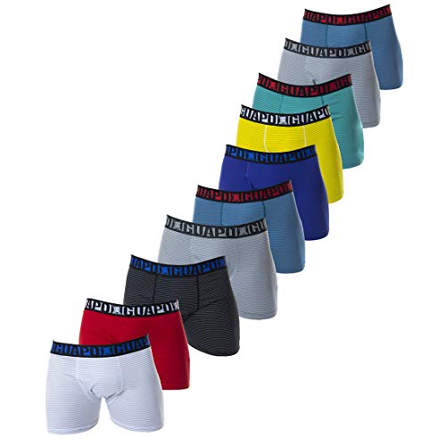 Kit com 10 Cuecas Boxer Microfibra