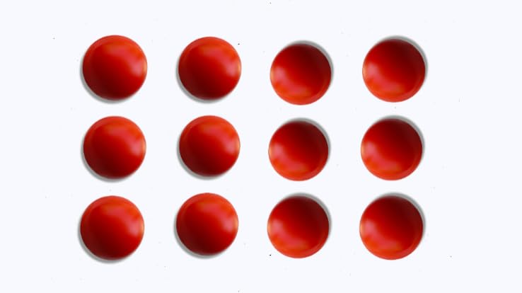 heavy plastic training balls 80 gm for indoor and outdoor game, heavy plastic ball for drills and bounce practice, red pack of 12