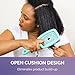 Curl Keeper Flexy Hair Brush, Turquoise - Detangling Hair Brush with Flexible Bristles for Shower Use, Combing Through Curls & Removing Tangles - Lightweight Hair Accessories for All Hair Type